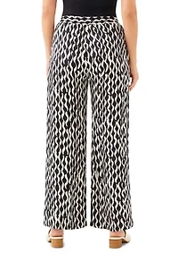 Women's Satin Wide-Leg Pants