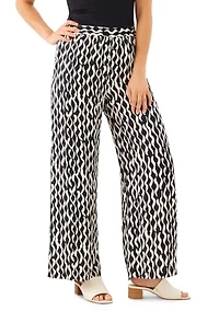 Women's Satin Wide-Leg Pants