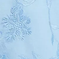 Plus 3/4 Sleeve Embroidered Tunic Top