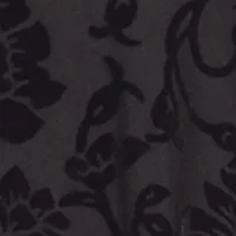 Plus Velvet Burnout Shirttail Top