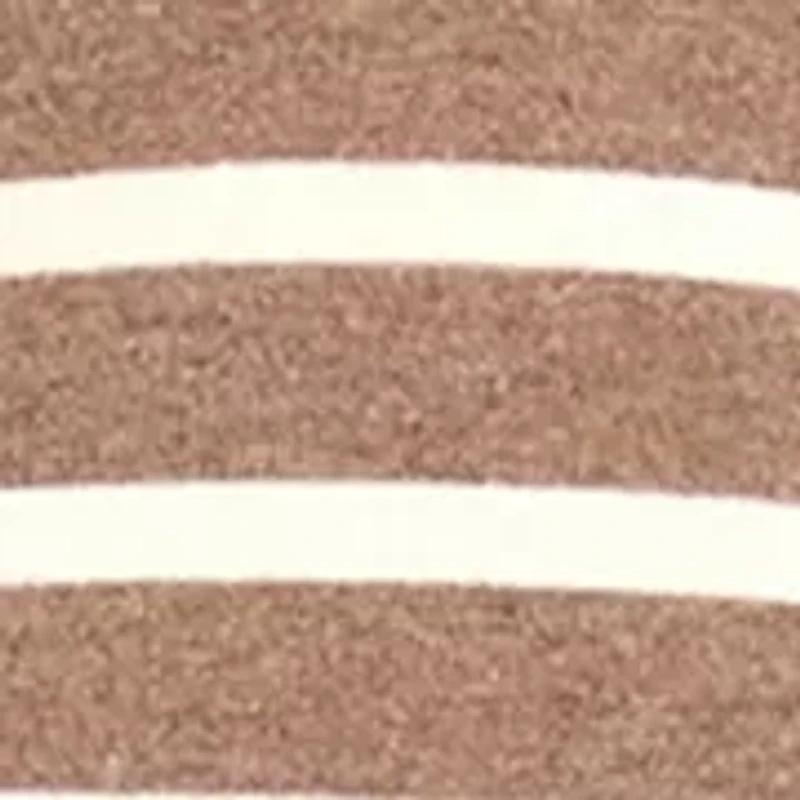 Women's Stripe Long Sleeve Crew Neck Top