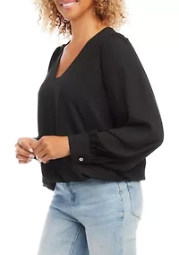 Petite Puff Sleeve Top