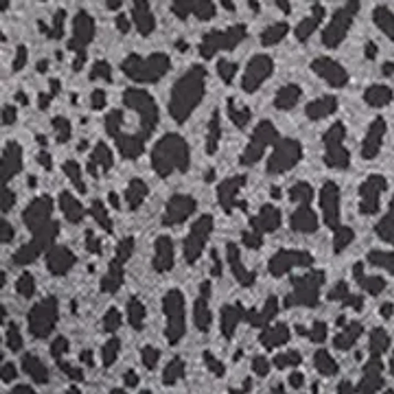 Women's Animal Print Puff Sleeve V-Neck Sweatshirt