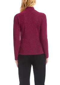 Petite Crossover Side Shirred Top