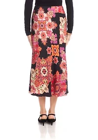 Women's Bias Cut Midi Skirt