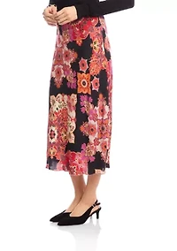 Women's Bias Cut Midi Skirt