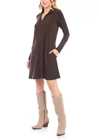 Petite Zip-Up Travel Dress