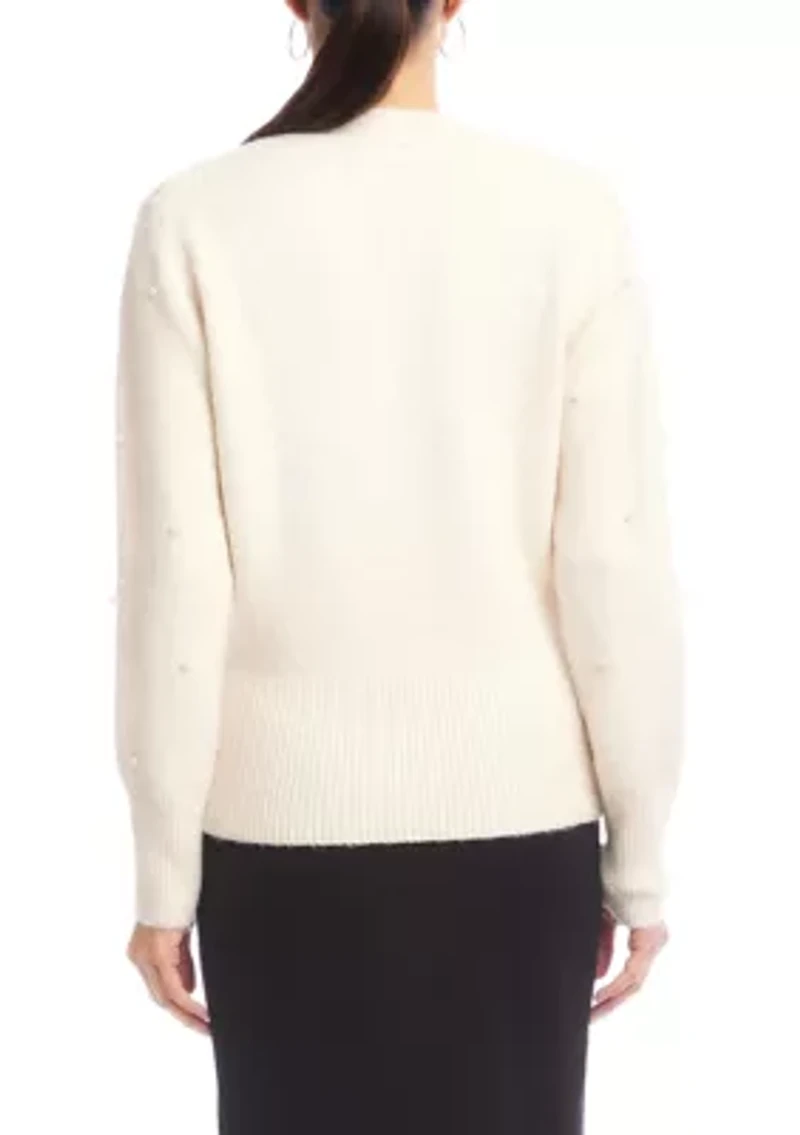 Women's Pearl Wrap Sweater