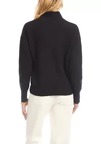 Petite Gift Shawl Collar Sweater