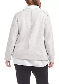 Plus Layered Sweater