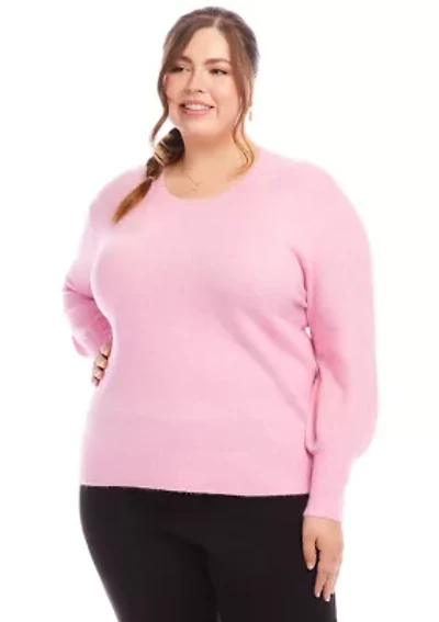 Plus Blouson Sleeve Sweater