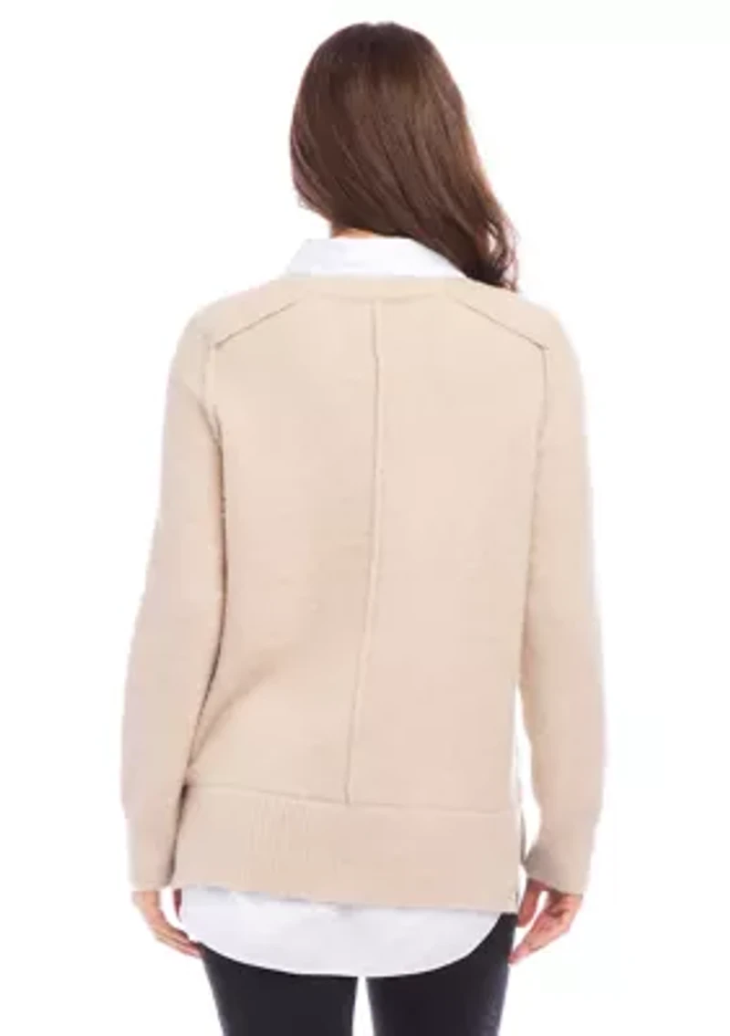 Petite Layered Sweater