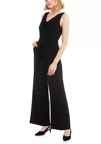 Women's Camila Travel Jersey Sleeveless Cowl Neck Jumpsuit