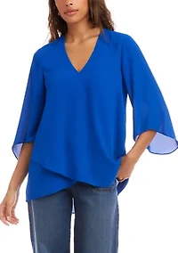 Petite Bracelet Sleeve Asymmetric Top