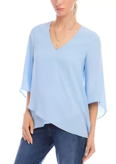 Petite Bracelet Sleeve Asymmetric Top