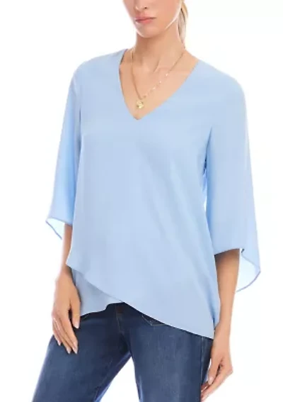 Women's Bracelet Sleeve Asymmetric Top