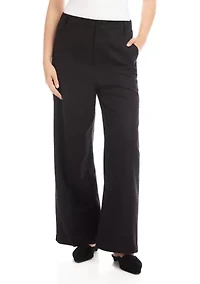 Women's Rhinestone Embellished Wide Leg Trousers