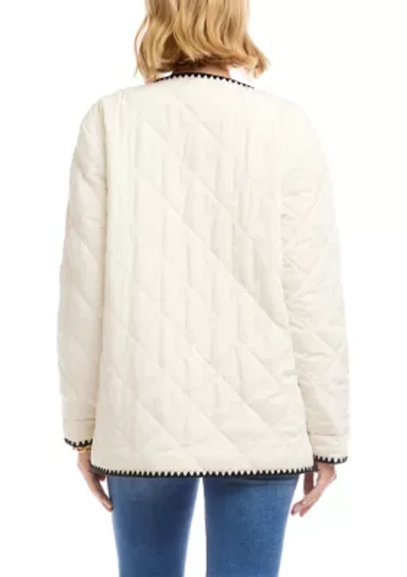 Women's Edge Stitch Quilted Jacket