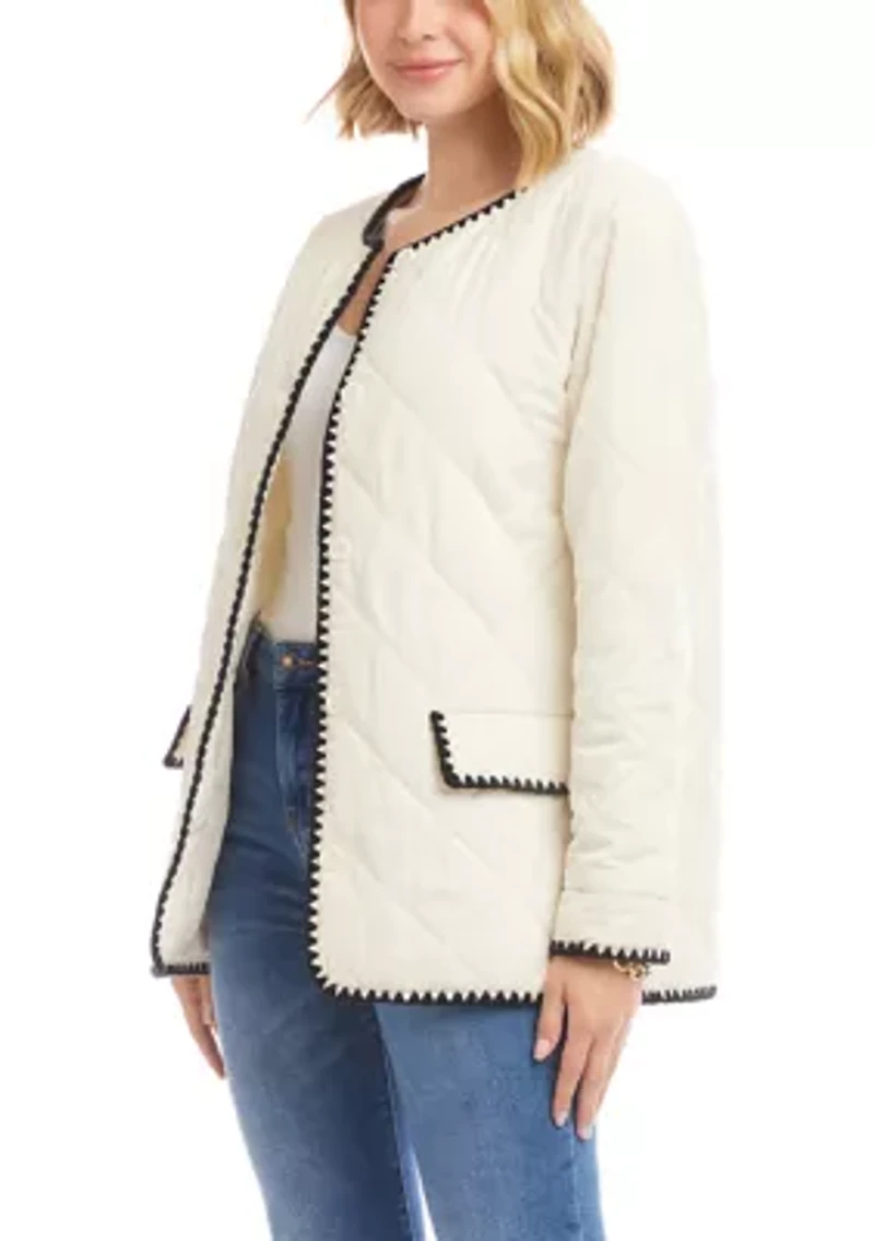 Women's Edge Stitch Quilted Jacket