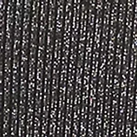 Women's Long Sleeve Metallic Stripe Shirttail Top