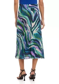 Women's Bias Cut Midi Skirt