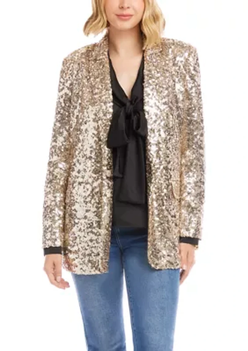 Women's Sequin Blazer