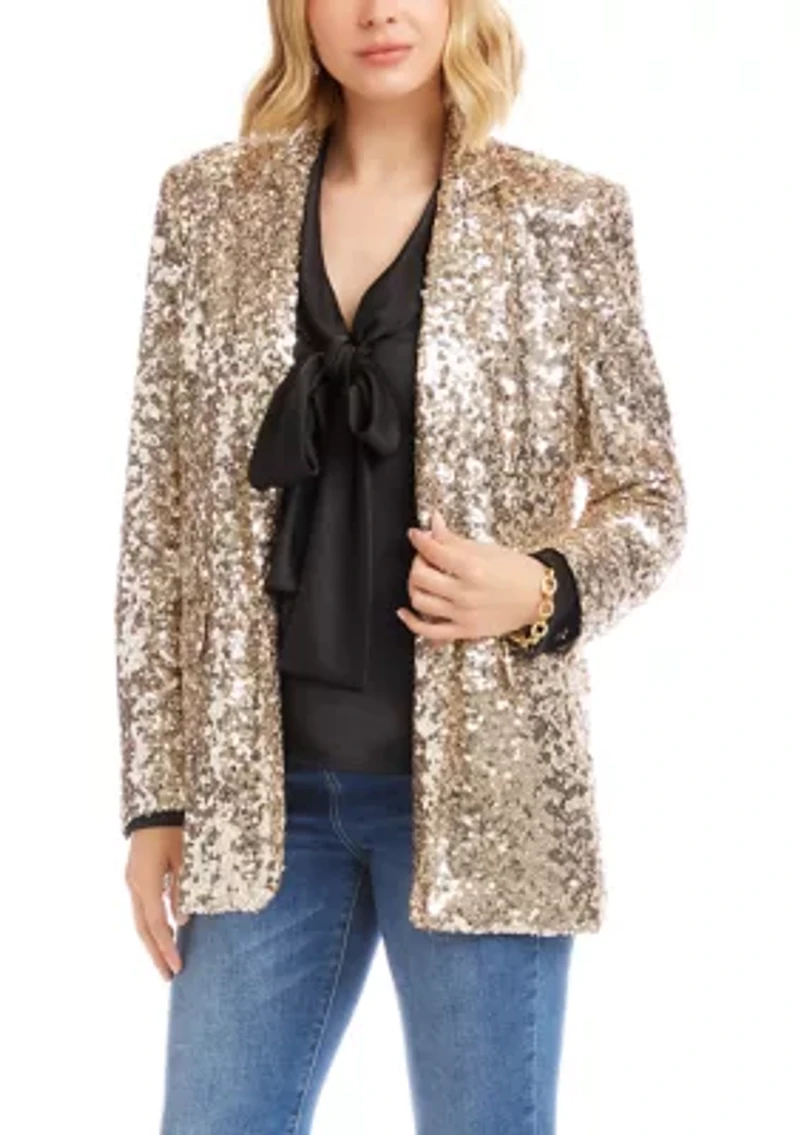 Women's Sequin Blazer