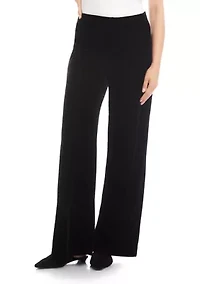 Women's Velvet Wide Leg Pants