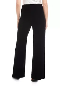 Women's Velvet Wide Leg Pants