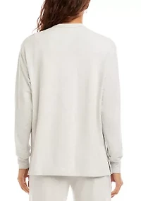 Women's V-Neck Kangaroo Pocket Sweatshirt
