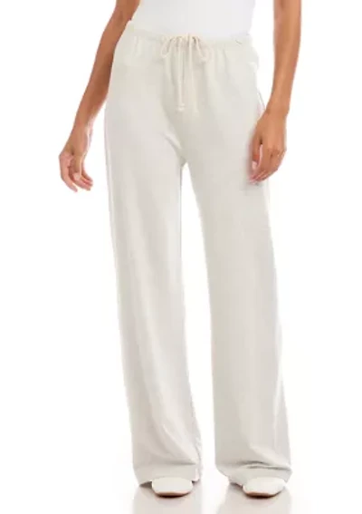 Petite Drawstring Wide-Leg Sweatpants