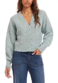 Pearl Button Cardigan Sweater
