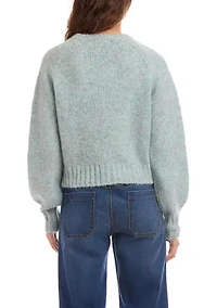 Pearl Button Cardigan Sweater