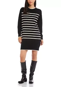 Women's Striped Sweater Dress