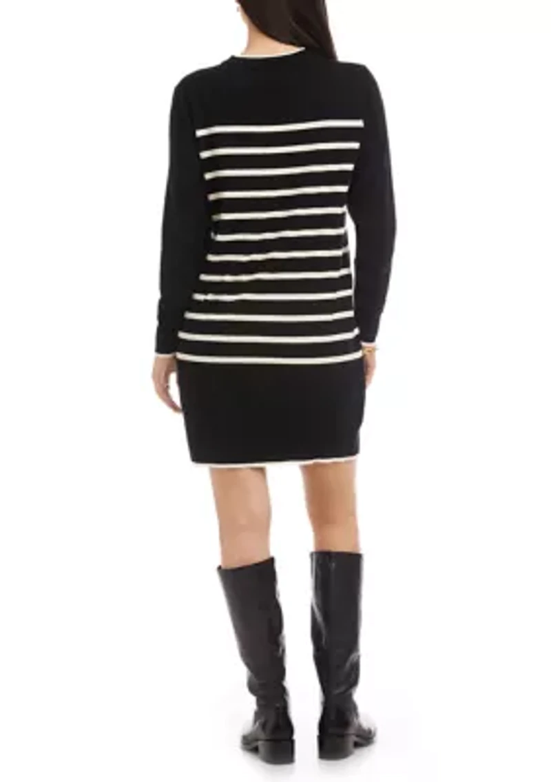 Women's Striped Sweater Dress
