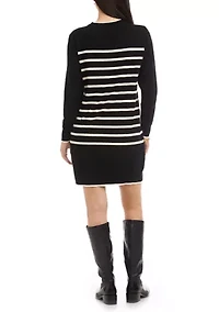 Women's Striped Sweater Dress