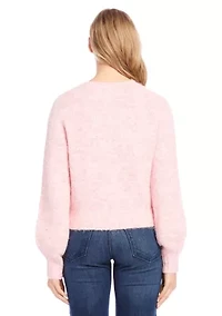 Petite Pearl Button Cardigan Sweater