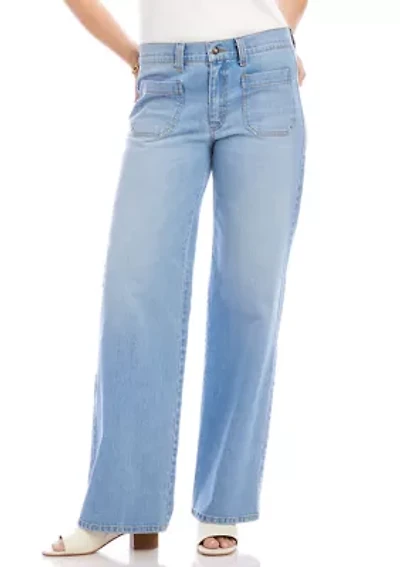 Petite Lauren Patch Pocket Jeans
