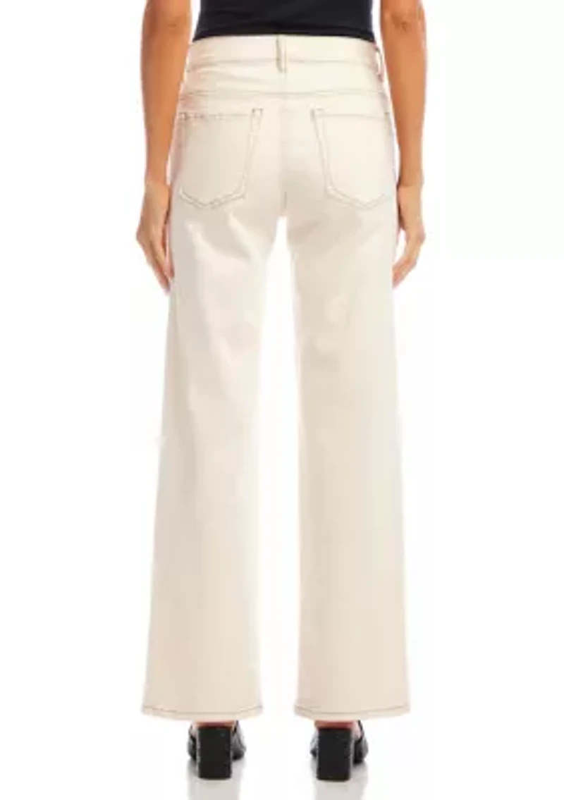 Women's Full Length Wide-Leg Jeans