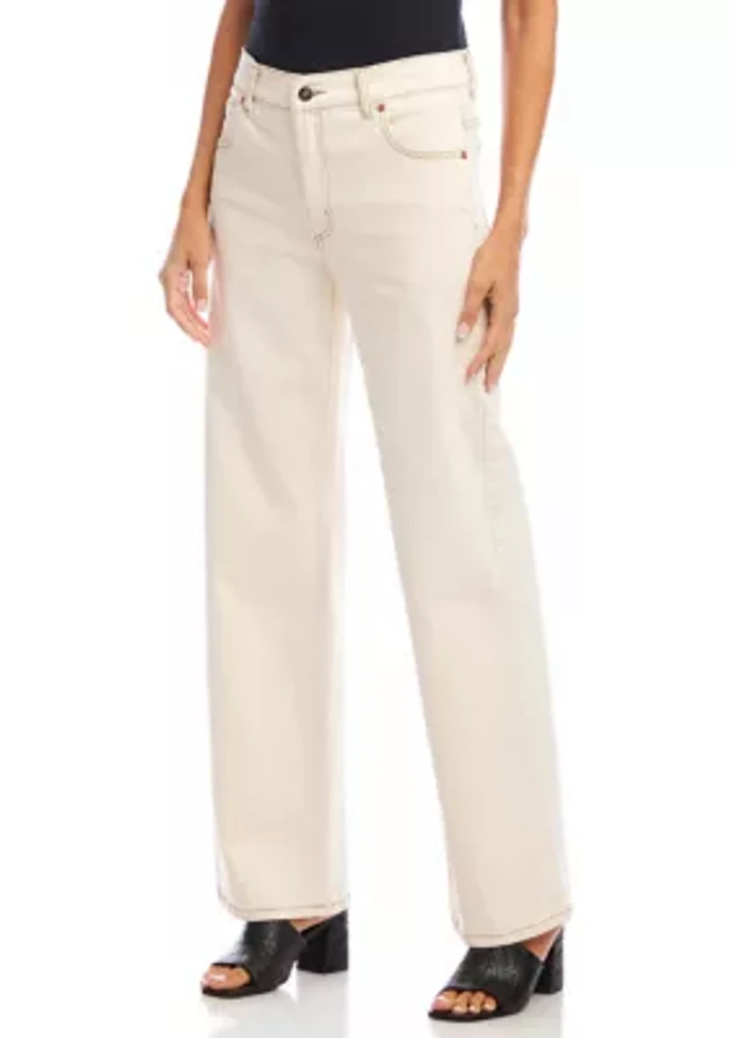 Women's Full Length Wide-Leg Jeans