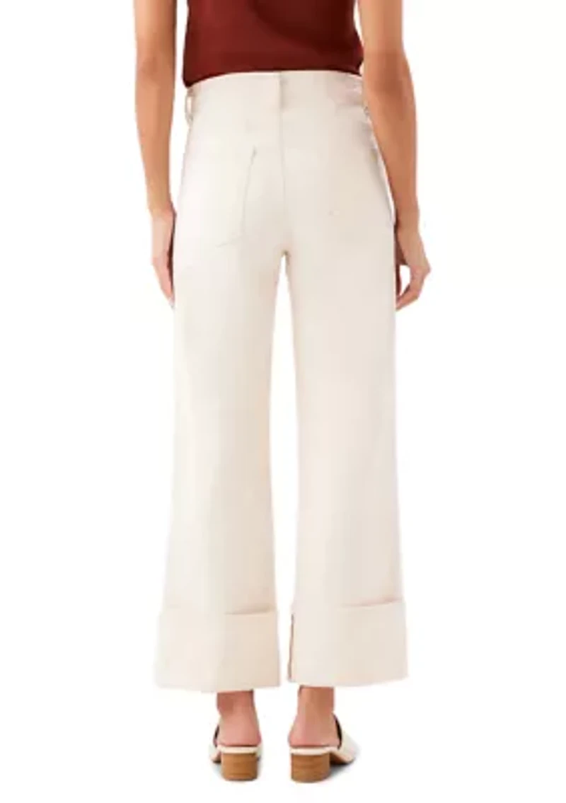 Women's Cuffed Cropped Jeans