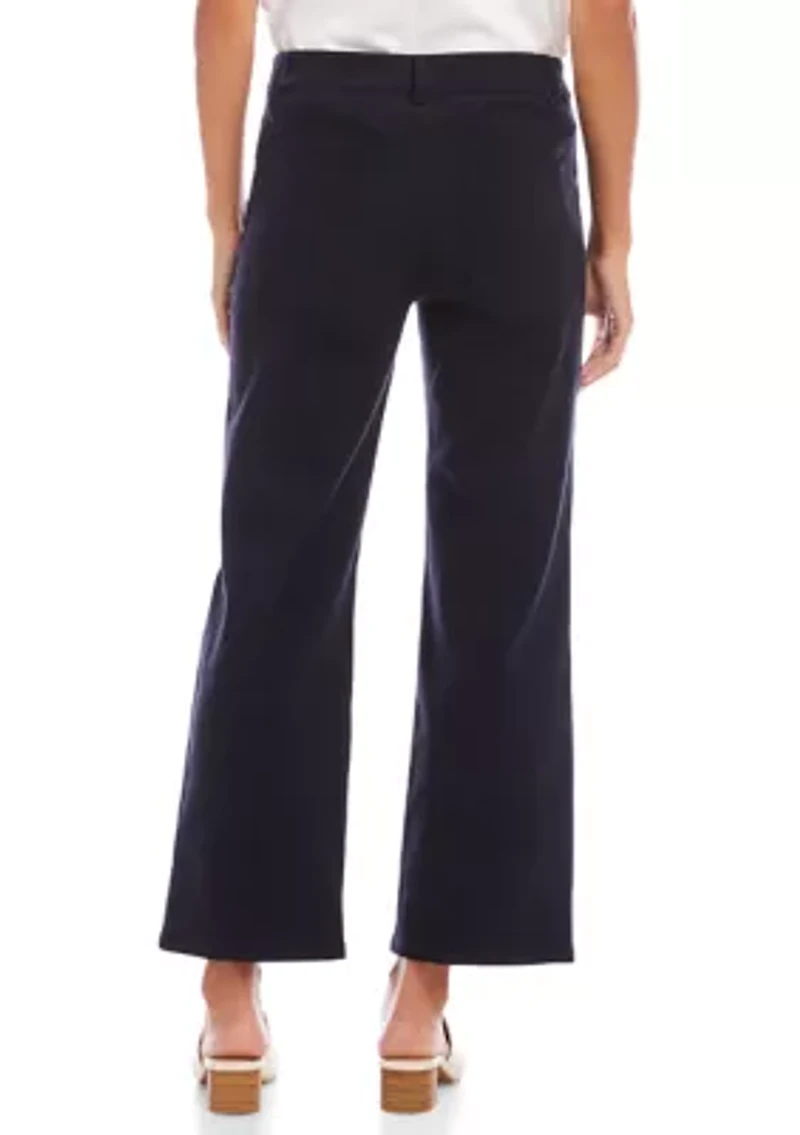 Petite Lauren Patch Pocket Cropped Pants