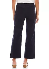 Petite Lauren Patch Pocket Cropped Pants