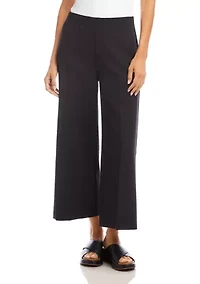 Petite Cropped Wide Leg Pants