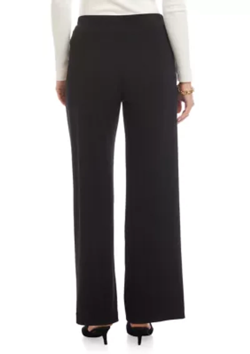 Women's Travel Jersey Wide-Leg Pants