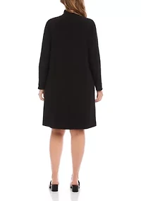 Plus Zip-Up Travel Dress