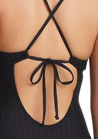 Twisted Jacquard Classic One Piece Swimsuit