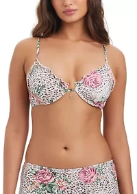 Animal Control Underwire Swim Top