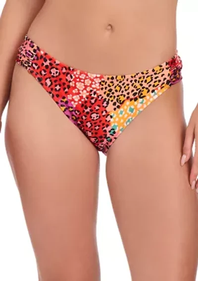 Belle of the Ball Mixed Animal Print Swim Bottoms