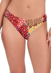 Belle of the Ball Mixed Animal Print Swim Bottoms